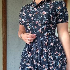 Vintage Style Floral Dress